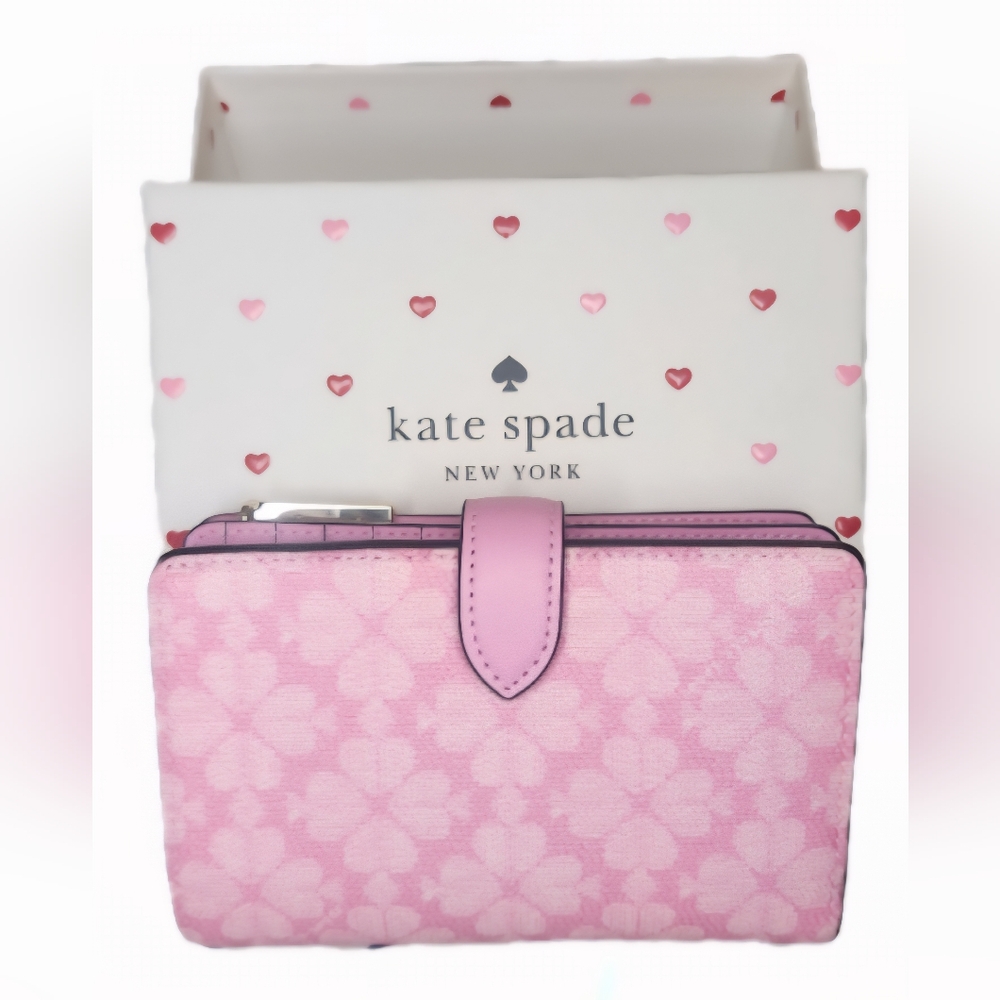 NWT Kate Spade Pink Floral Wallet
